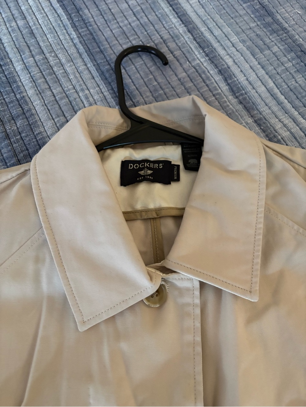 Dockers Women's Light Beige Trench Coat
